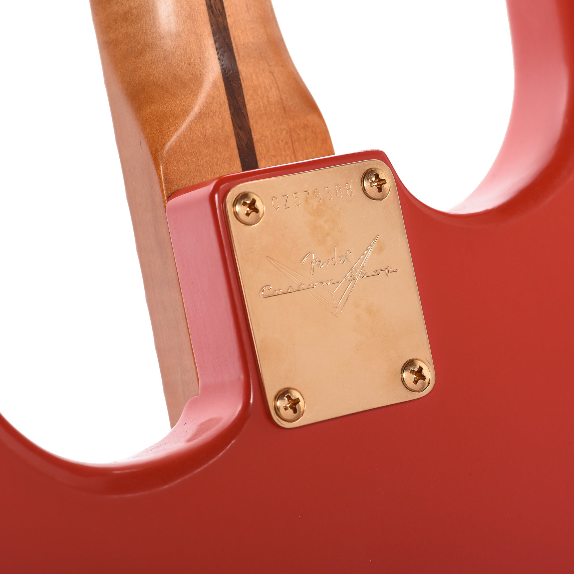 Fender Custom Shop 1959 Stratocaster Deluxe Closet Classic Faded Fiesta Red Master Built by Dale Wilson w/Gold Hardware & AA Flame Neck Electric Guitars / Solid Body