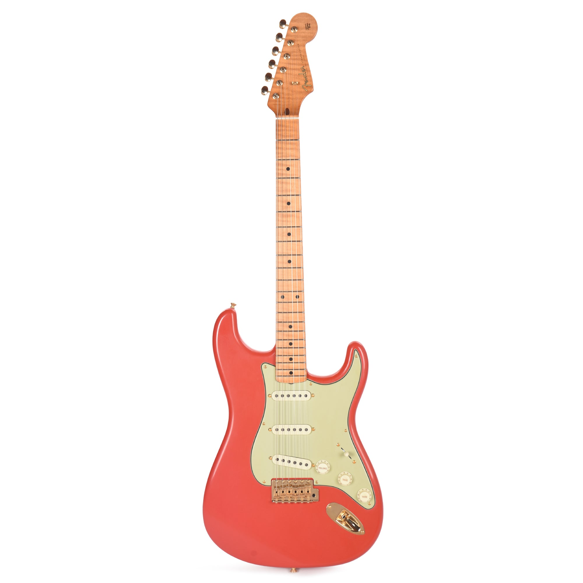 Fender Custom Shop 1959 Stratocaster Deluxe Closet Classic Faded Fiesta Red Master Built by Dale Wilson w/Gold Hardware & AA Flame Neck Electric Guitars / Solid Body