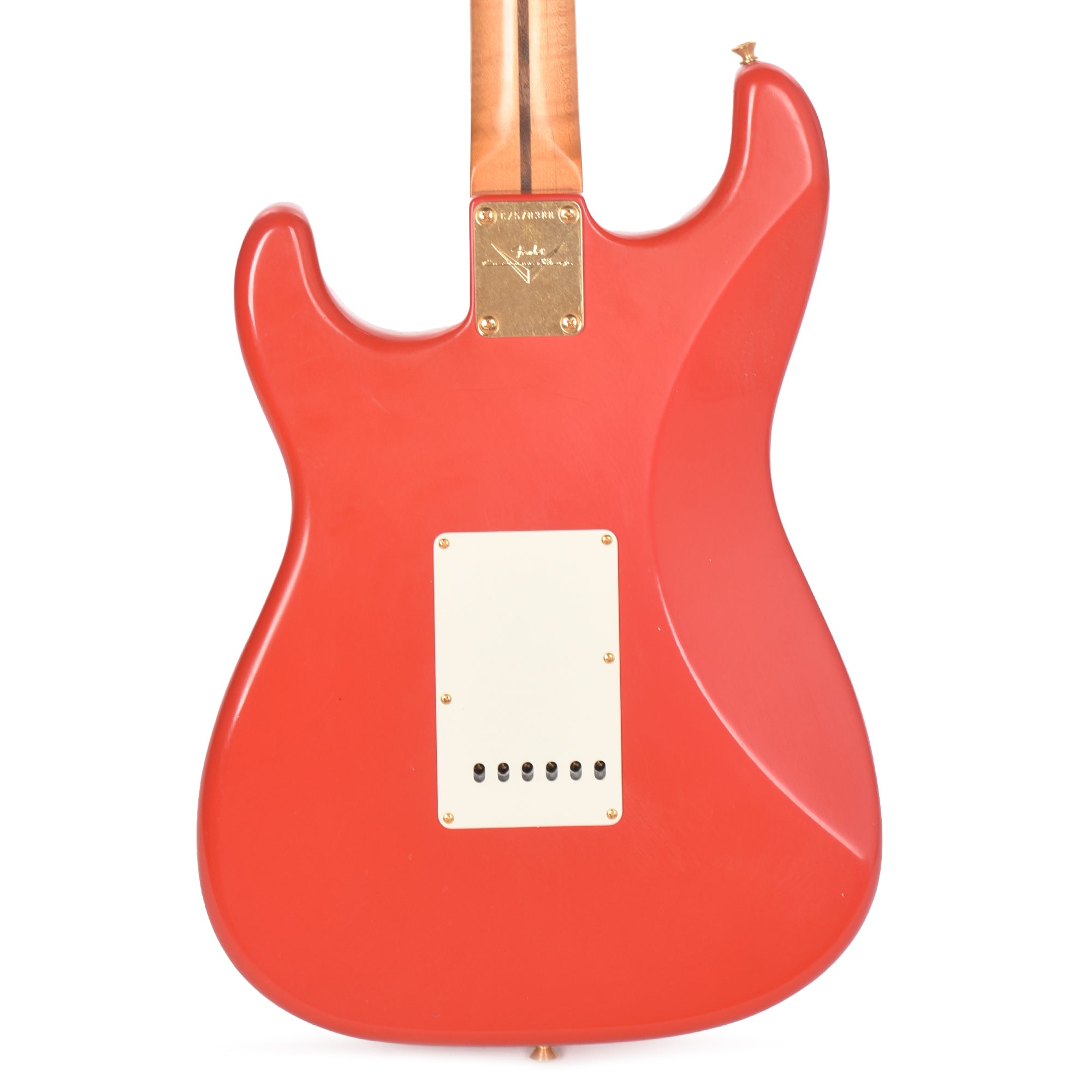 Fender Custom Shop 1959 Stratocaster Deluxe Closet Classic Faded Fiesta Red Master Built by Dale Wilson w/Gold Hardware & AA Flame Neck Electric Guitars / Solid Body