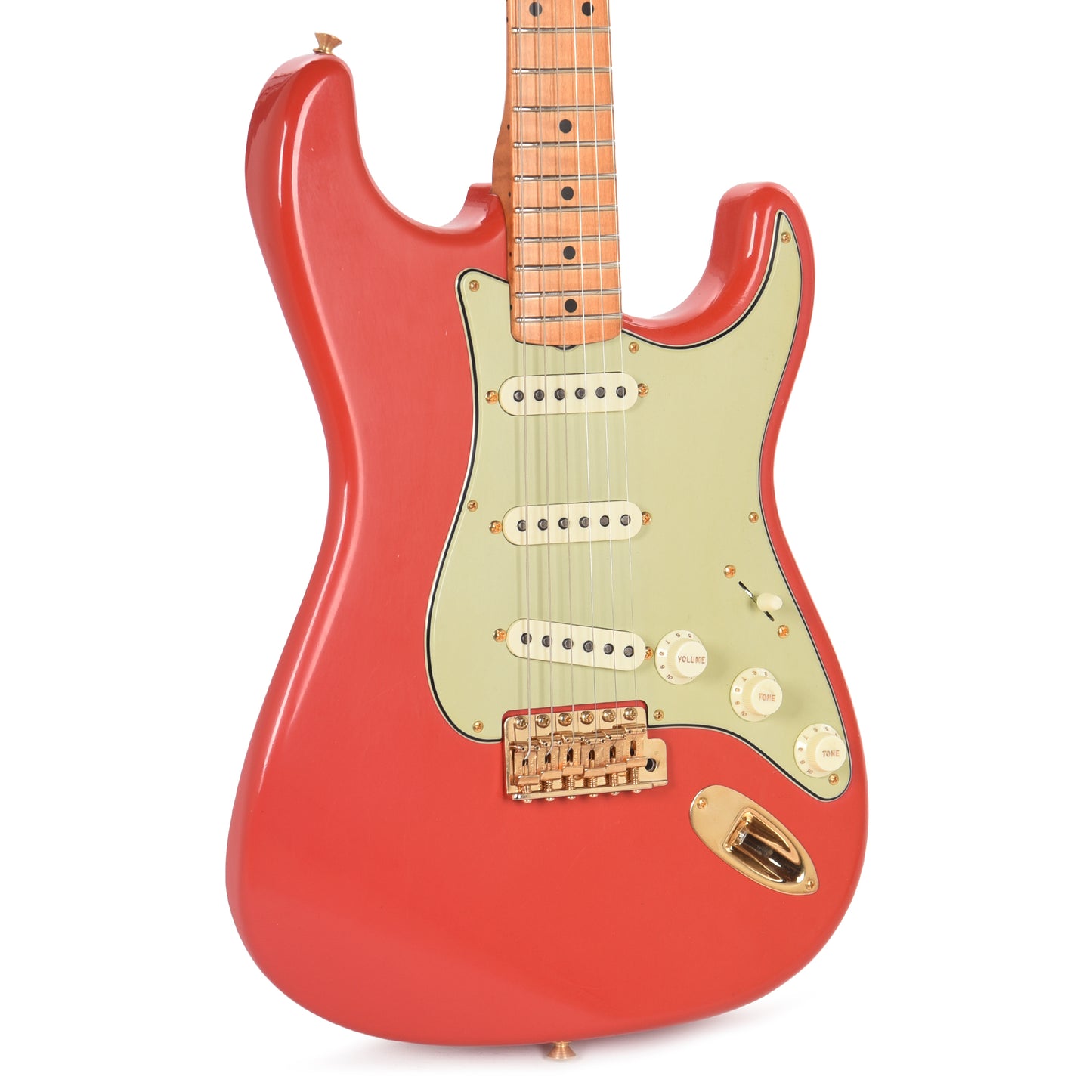 Fender Custom Shop 1959 Stratocaster Deluxe Closet Classic Faded Fiesta Red Master Built by Dale Wilson w/Gold Hardware & AA Flame Neck Electric Guitars / Solid Body