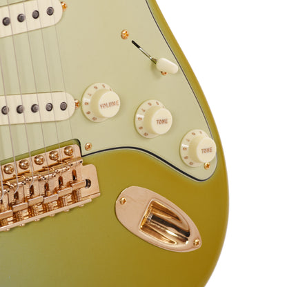 Fender Custom Shop 1959 Stratocaster Deluxe Closet Classic Super Aged Sonic Blue Master Built by Dale Wilson w/Gold Hardware & AA Flame Neck Electric Guitars / Solid Body