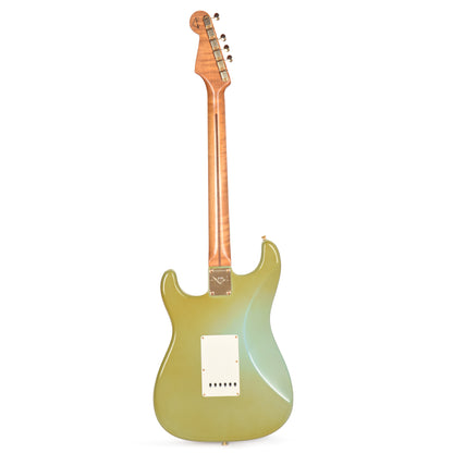 Fender Custom Shop 1959 Stratocaster Deluxe Closet Classic Super Aged Sonic Blue Master Built by Dale Wilson w/Gold Hardware & AA Flame Neck Electric Guitars / Solid Body