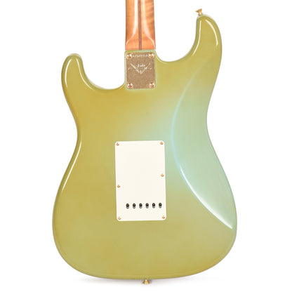 Fender Custom Shop 1959 Stratocaster Deluxe Closet Classic Super Aged Sonic Blue Master Built by Dale Wilson w/Gold Hardware & AA Flame Neck Electric Guitars / Solid Body