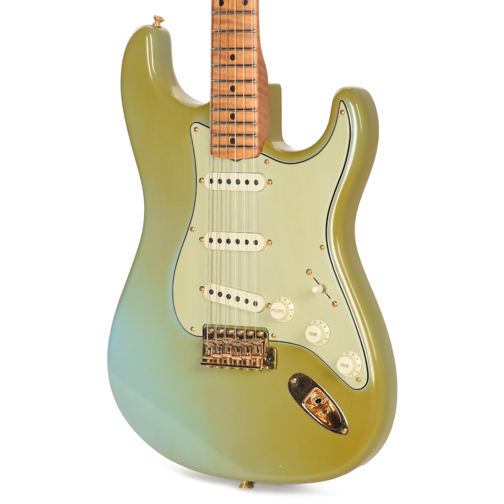 Fender Custom Shop 1959 Stratocaster Deluxe Closet Classic Super Aged Sonic Blue Master Built by Dale Wilson w/Gold Hardware & AA Flame Neck Electric Guitars / Solid Body