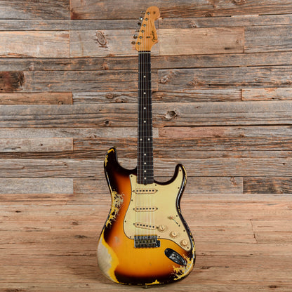 Fender Custom Shop 1959 Stratocaster Heavy Relic Sunburst 2022 Electric Guitars / Solid Body
