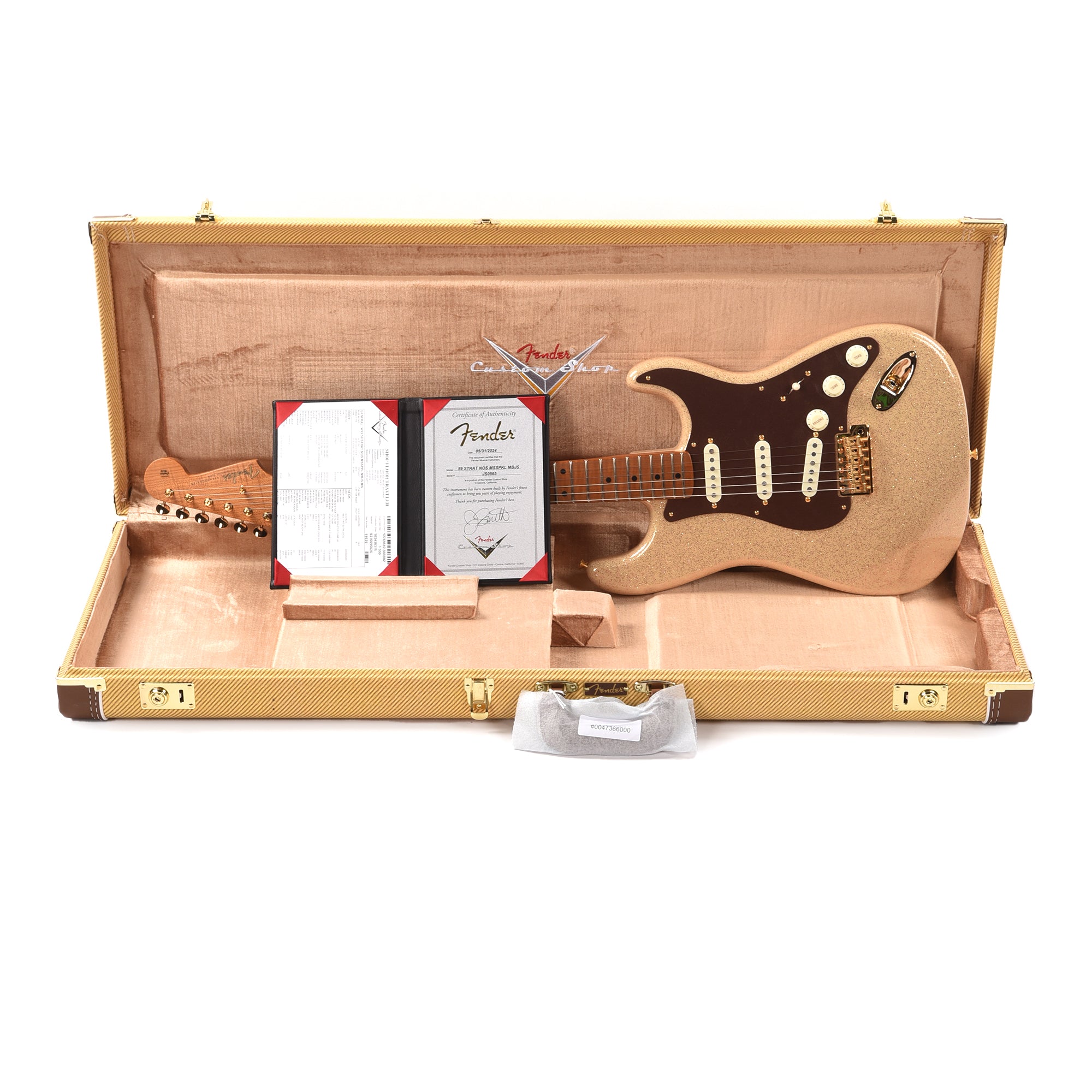 Fender Custom Shop 1959 Stratocaster NOS Mojave Sand Sparkle