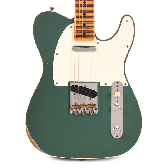 Fender Custom Shop 1959 Telecaster Custom Relic Aged Sherwood Green Metallic Electric Guitars / Solid Body