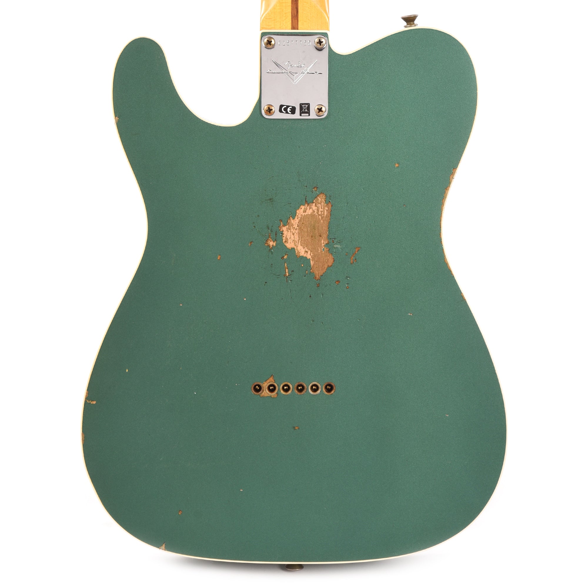 Fender Custom Shop 1959 Telecaster Custom Relic Aged Sherwood Green Metallic Electric Guitars / Solid Body