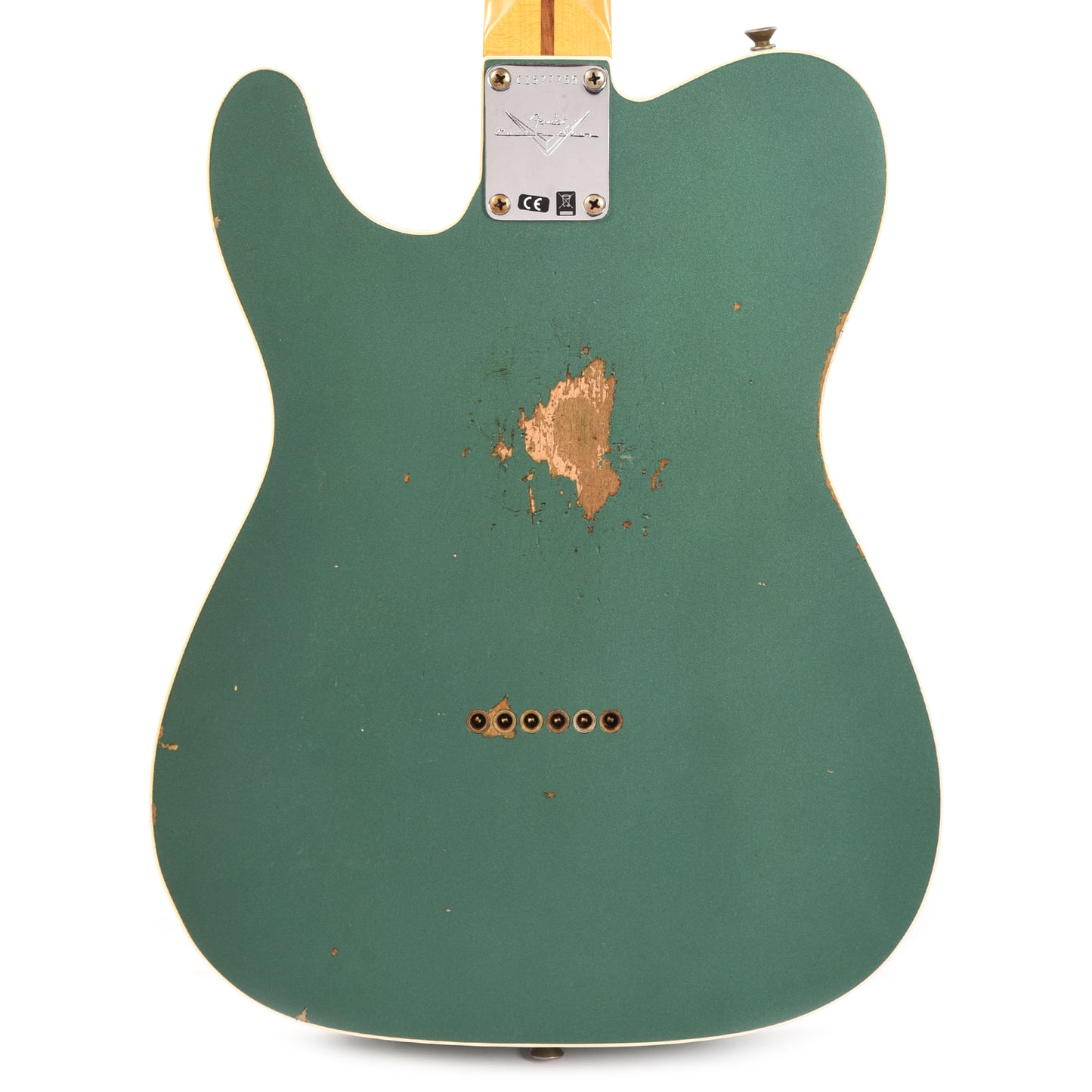 Fender Custom Shop 1959 Telecaster Custom Relic Aged Sherwood Green Metallic Electric Guitars / Solid Body
