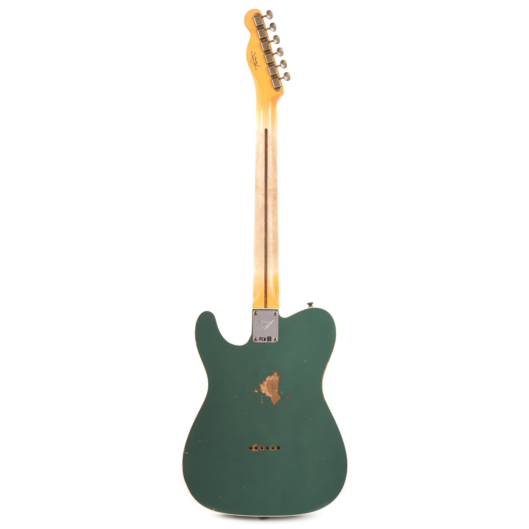 Fender Custom Shop 1959 Telecaster Custom Relic Aged Sherwood Green Metallic Electric Guitars / Solid Body