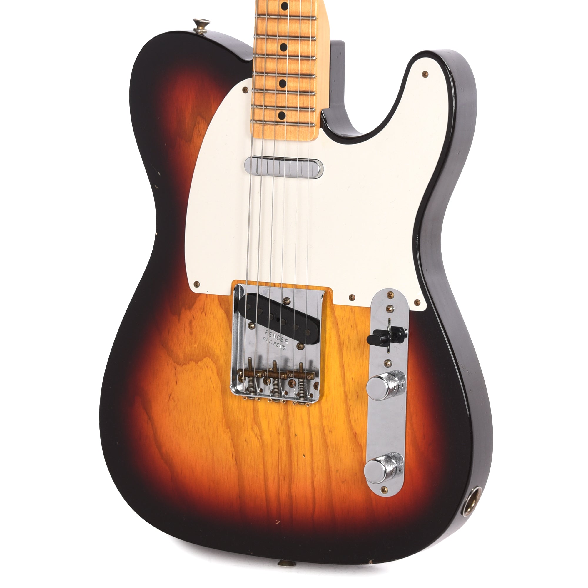 Fender Custom Shop 1959 Telecaster Journeyman Relic Faded Aged Chocolate 3-Color Sunburst Electric Guitars / Solid Body