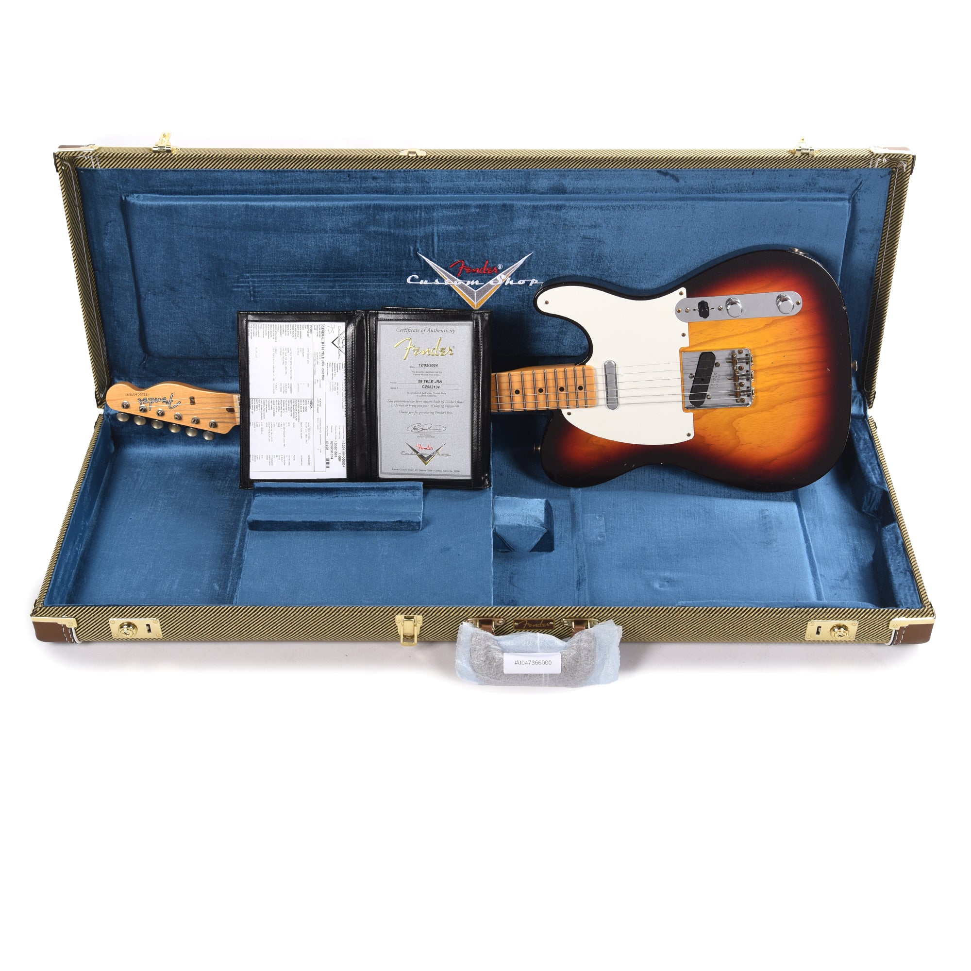 Fender Custom Shop 1959 Telecaster Journeyman Relic Faded Aged Chocolate 3-Color Sunburst Electric Guitars / Solid Body
