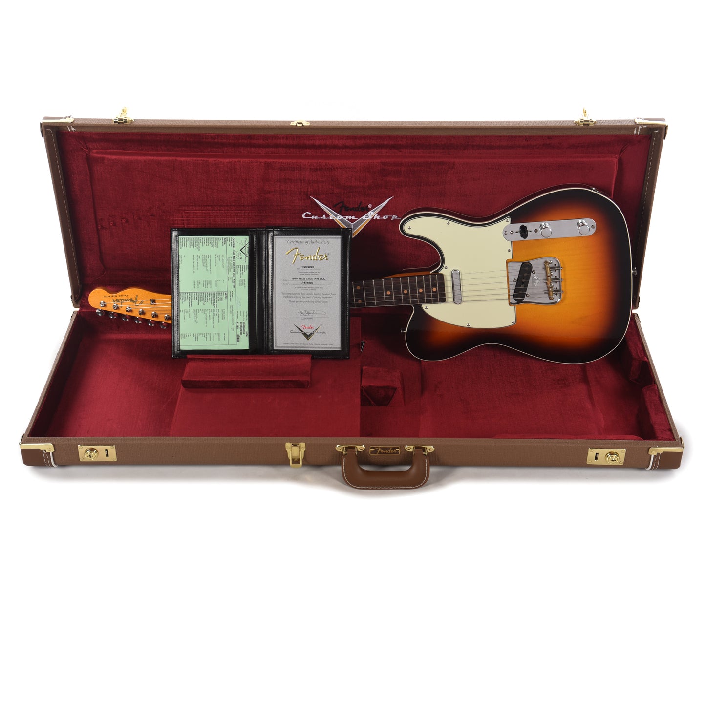 Fender Custom Shop 1960 Custom Telecaster Deluxe Closet Classic Faded/Aged 3-Color Sunburst Electric Guitars / Solid Body