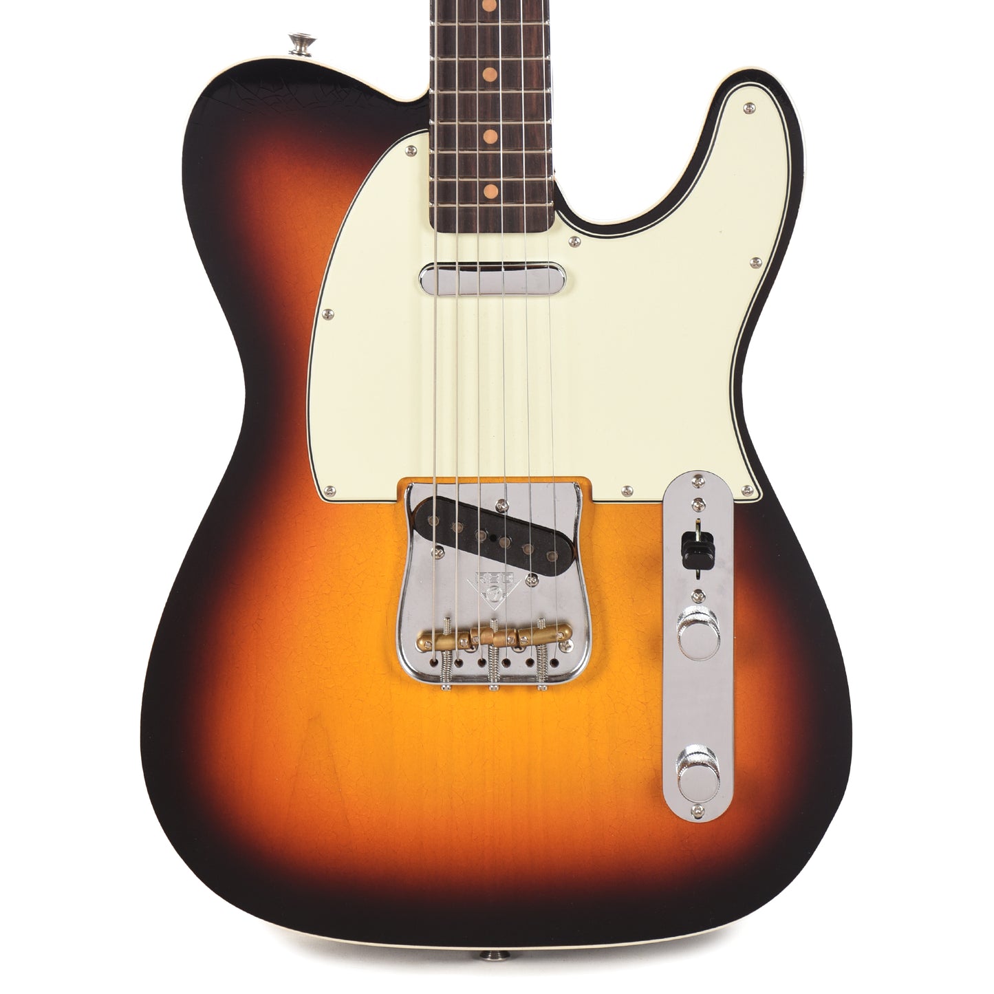 Fender Custom Shop 1960 Custom Telecaster Deluxe Closet Classic Faded/Aged 3-Color Sunburst Electric Guitars / Solid Body