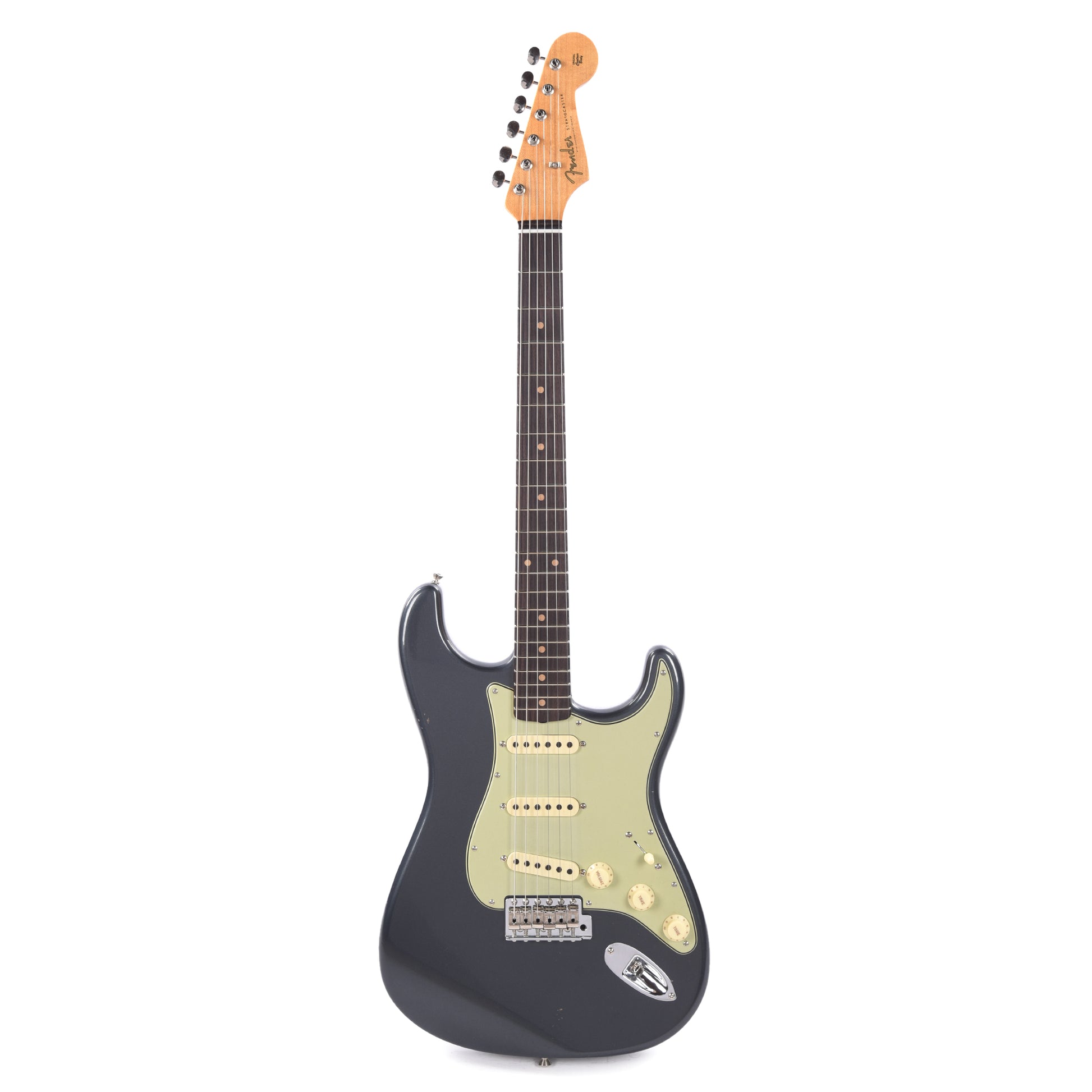 Fender Custom Shop 1960 Stratocaster "Chicago Special" Journeyman Relic Aged Charcoal Frost Metallic Electric Guitars / Solid Body