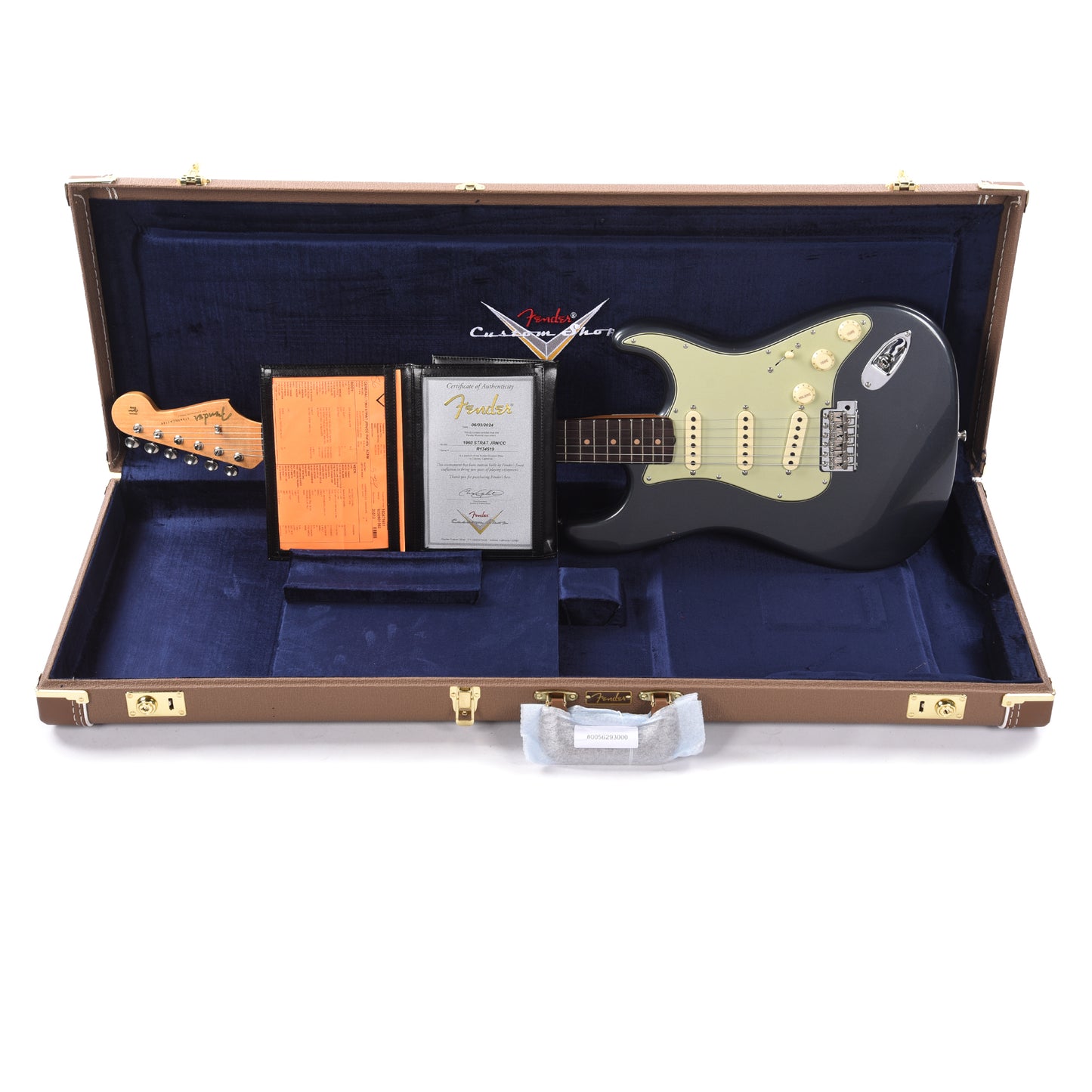 Fender Custom Shop 1960 Stratocaster "Chicago Special" Journeyman Relic Aged Charcoal Frost Metallic Electric Guitars / Solid Body