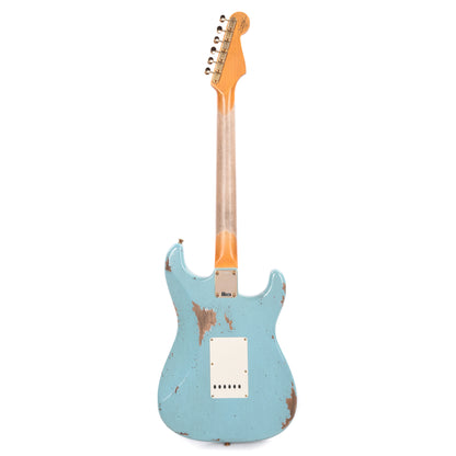 Fender Custom Shop 1960 Stratocaster "Chicago Special" LEFTY Heavy Relic Super Aged Daphne Blue w/Gold Hardware Electric Guitars / Solid Body