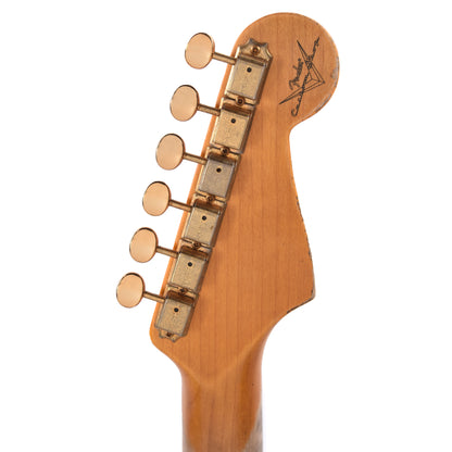 Fender Custom Shop 1960 Stratocaster "Chicago Special" LEFTY Heavy Relic Super Aged Daphne Blue w/Gold Hardware Electric Guitars / Solid Body