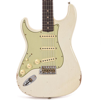 Fender Custom Shop 1960 Stratocaster "Chicago Special" LEFTY Relic Aged Olympic White Electric Guitars / Solid Body
