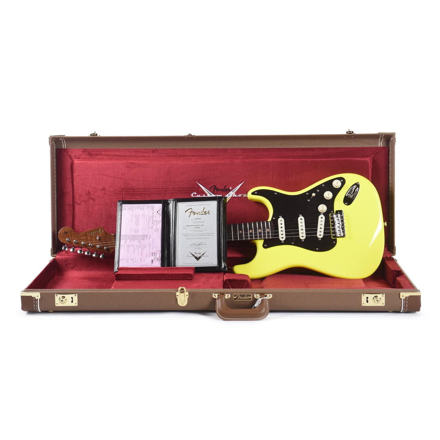 Fender Custom Shop 1960 Stratocaster "Chicago Special" NOS Fluorescent Yellow Electric Guitars / Solid Body