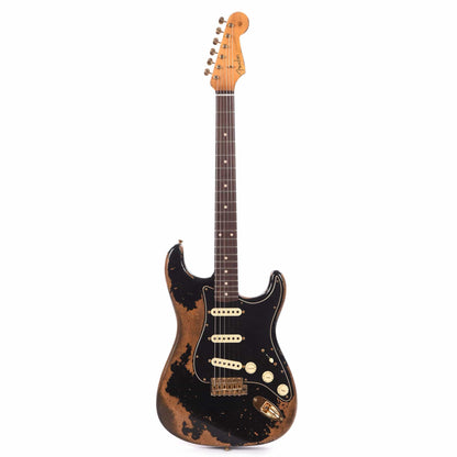 Fender Custom Shop 1960 Stratocaster "Chicago Special" Super Heavy Relic Aged Black w/Gold Hardware Electric Guitars / Solid Body