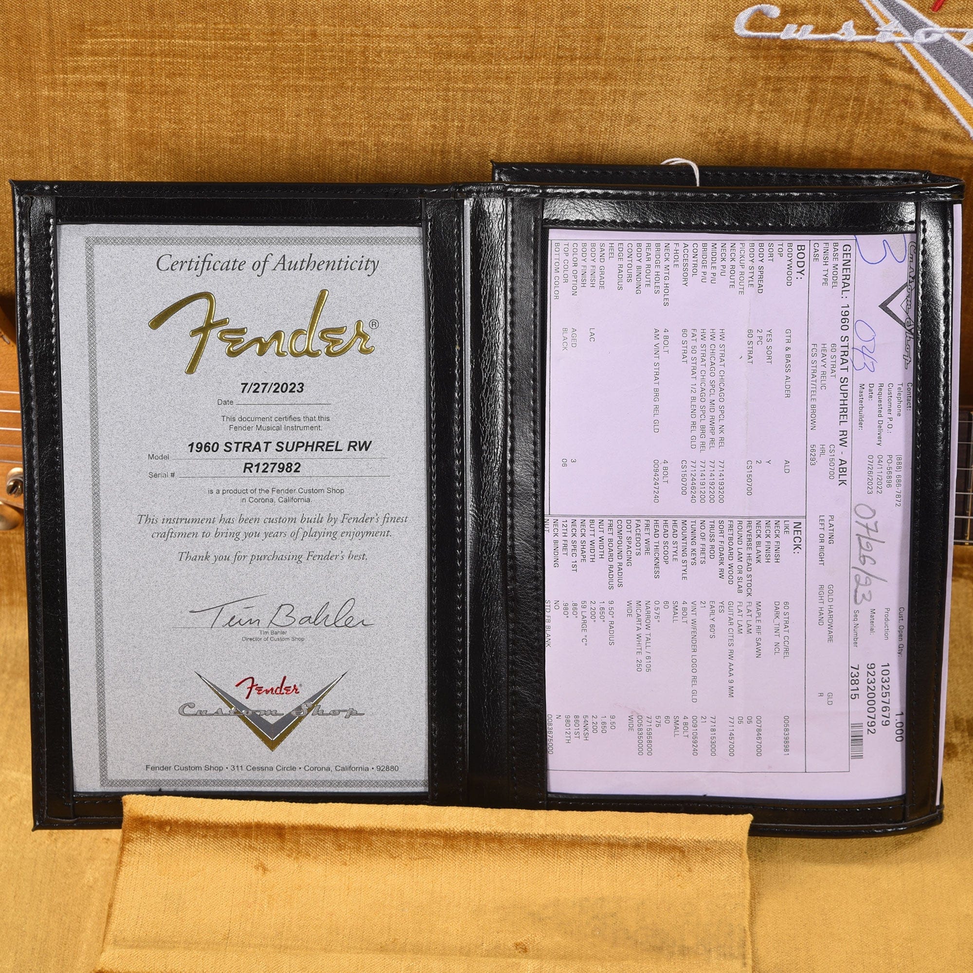 Fender Custom Shop 1960 Stratocaster 