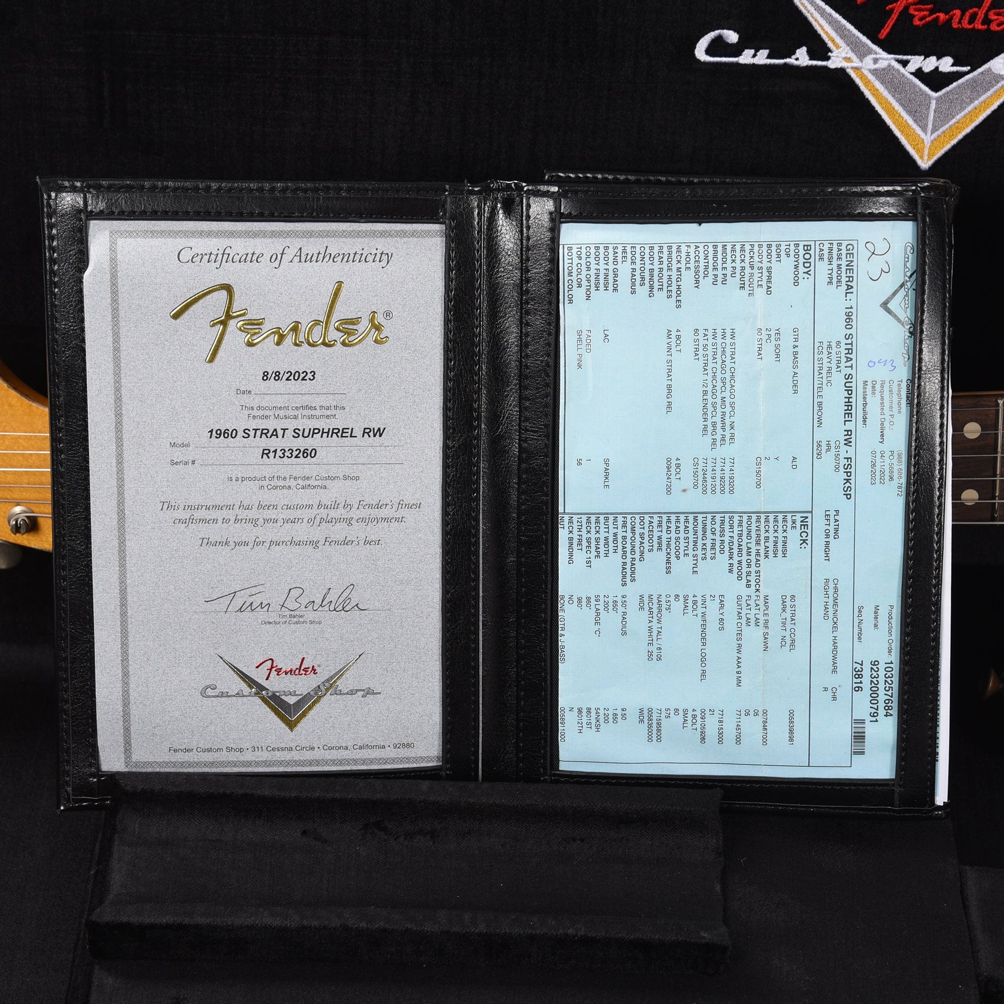 Fender Custom Shop 1960 Stratocaster 