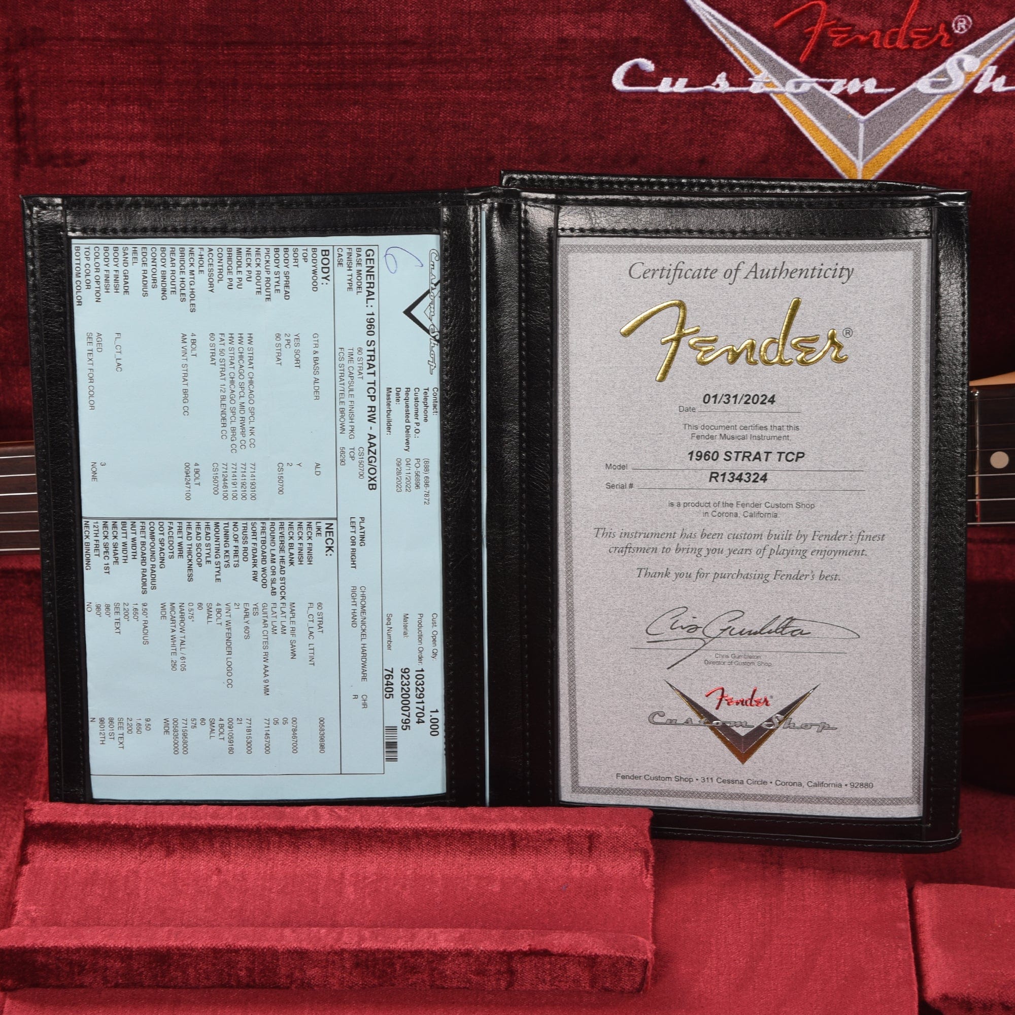 Fender Custom Shop 1960 Stratocaster 