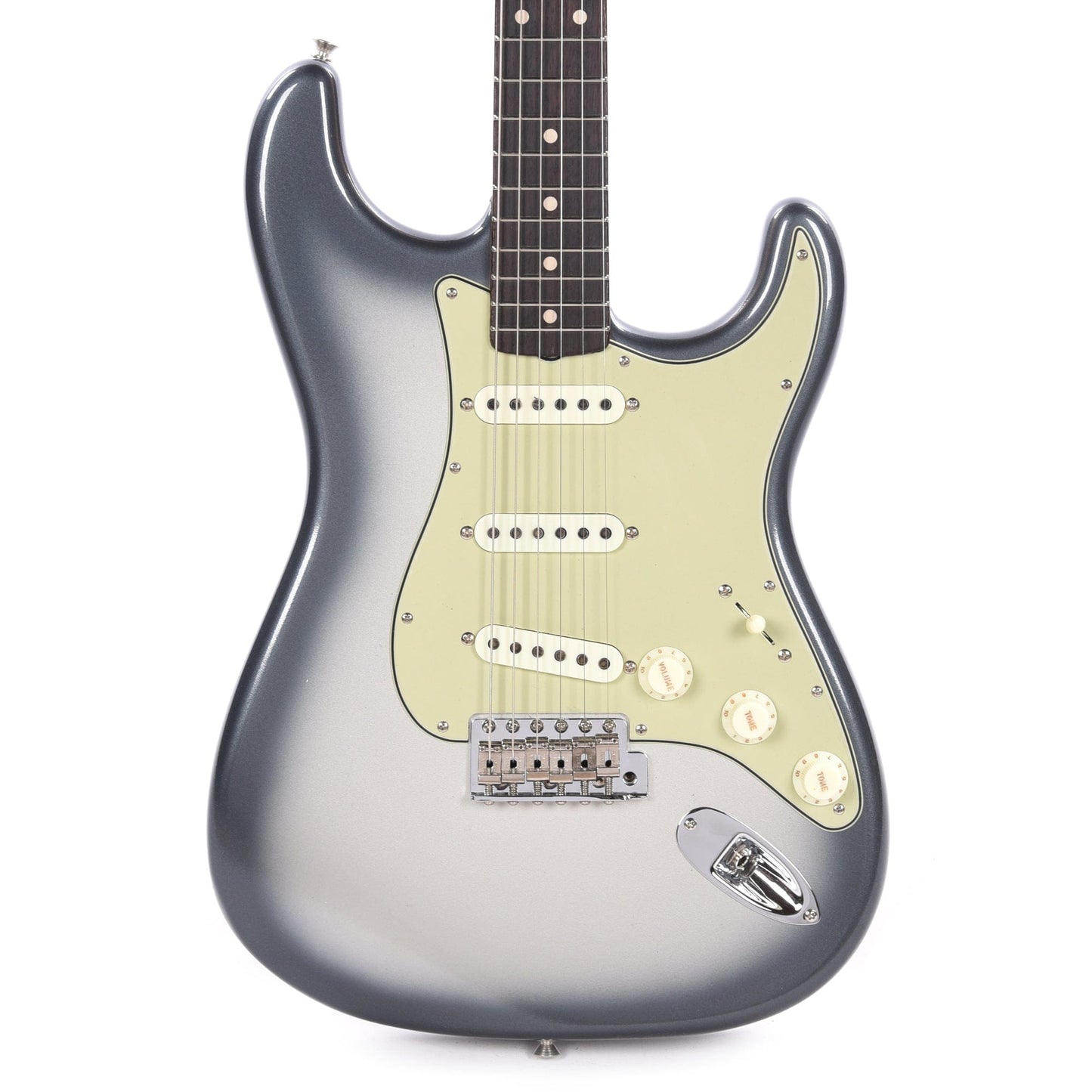 Fender Custom Shop 1960 Stratocaster "Chicago Special" Time Capsule Aged Inca Silver/Charcoal Frost Burst Electric Guitars / Solid Body