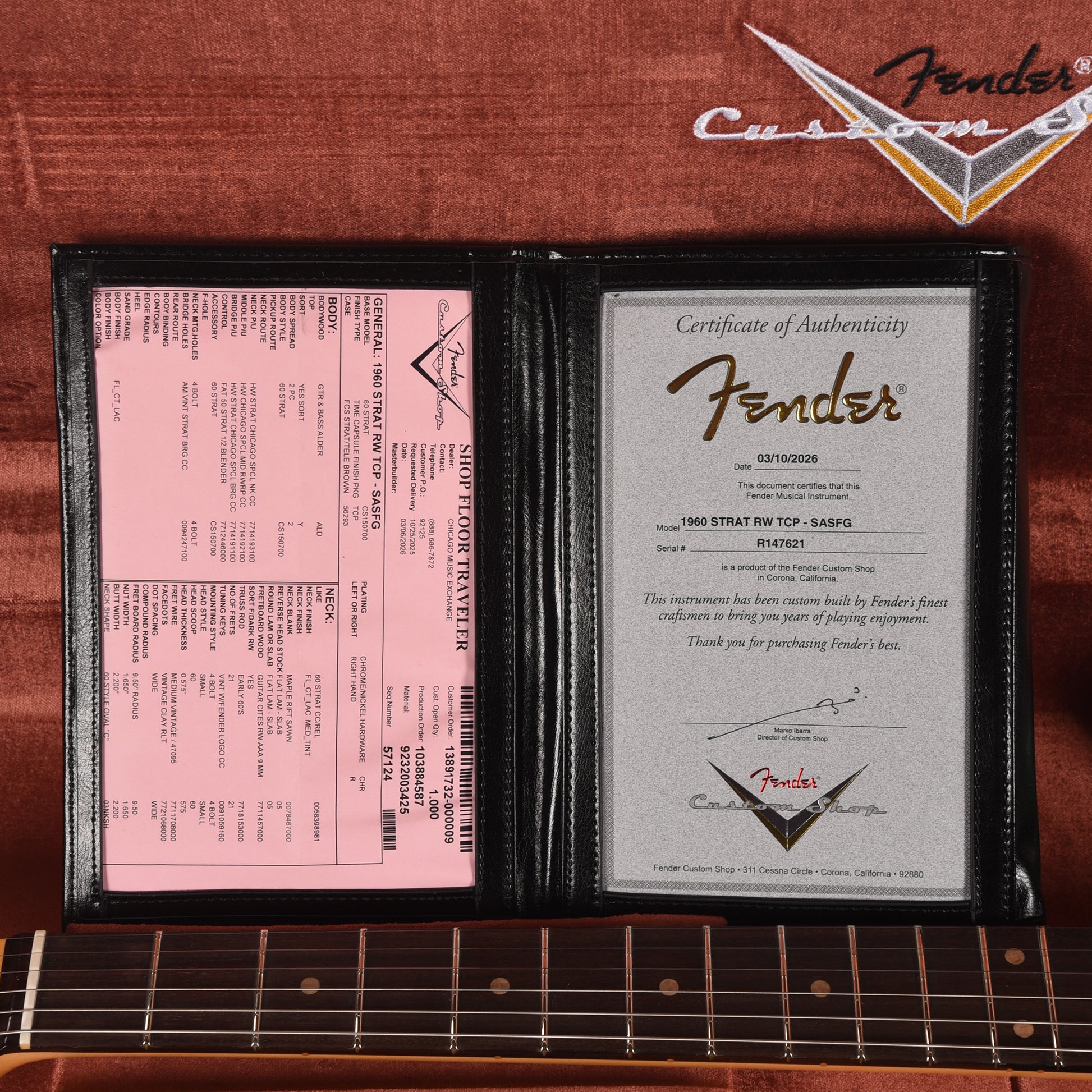 Fender Custom Shop 1960 Stratocaster "Chicago Special" Time Capsule Super Aged Sea Foam Green Electric Guitars / Solid Body