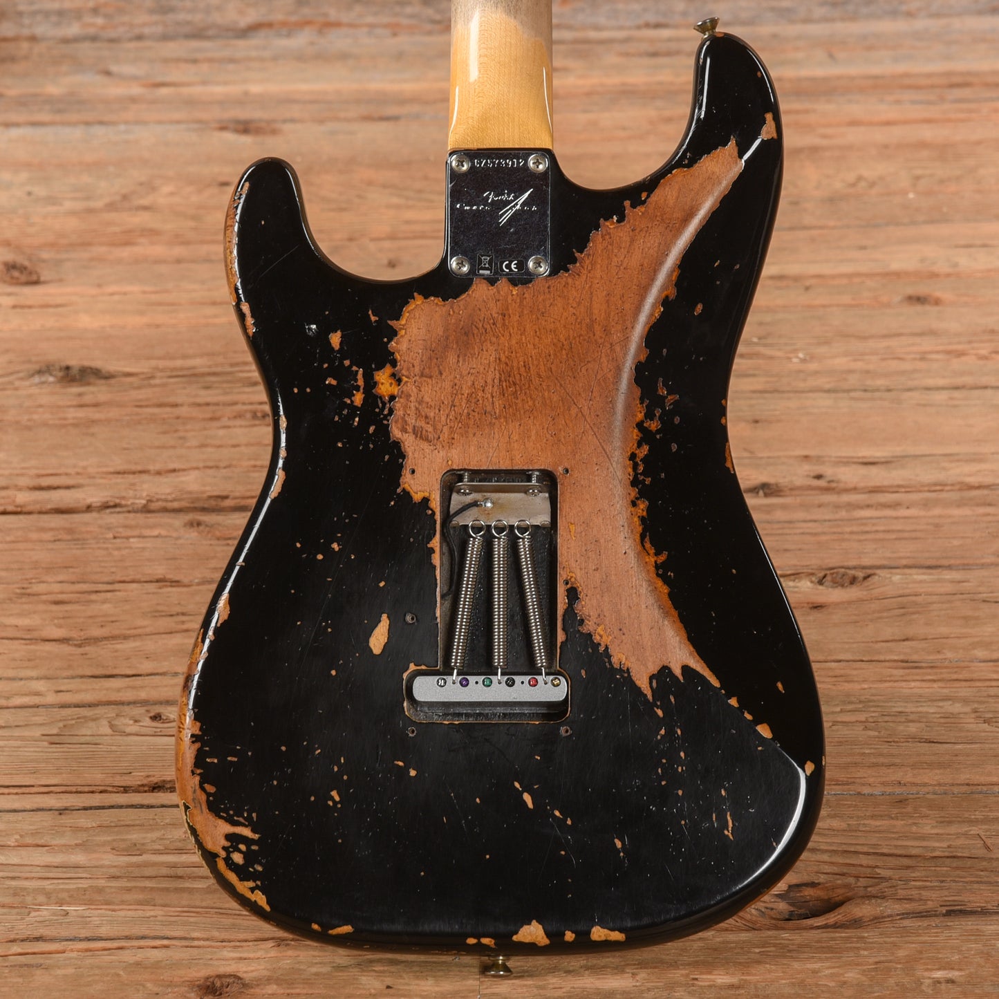Fender Custom Shop 1960 Stratocaster Heavy Relic Black 2023 Electric Guitars / Solid Body