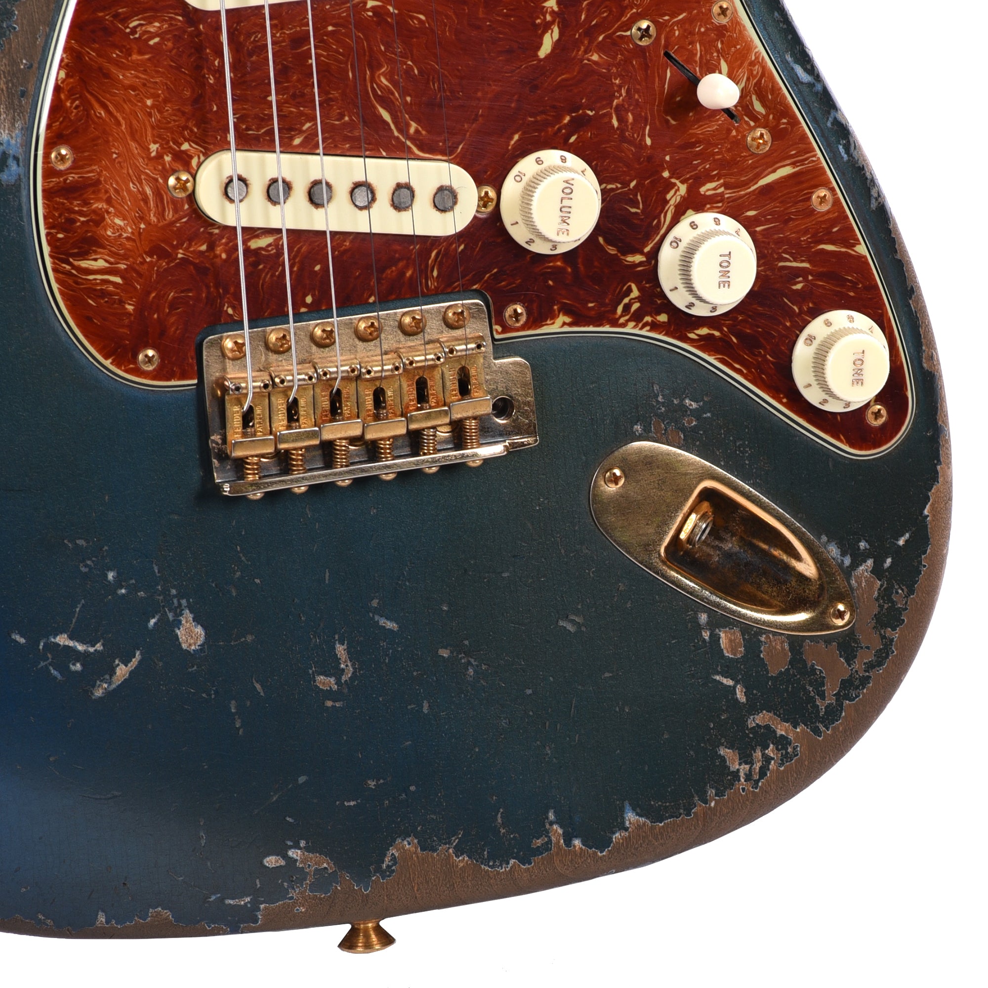 Fender Custom Shop 1960 Stratocaster Heavy Relic Dark Lake Placid Blue Master Built by Dale Wilson Electric Guitars / Solid Body