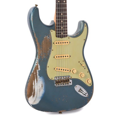 Fender Custom Shop 1960 Stratocaster Heavy Relic Heavy Aged Lake Placid Blue Master Built by Jason Smith Electric Guitars / Solid Body