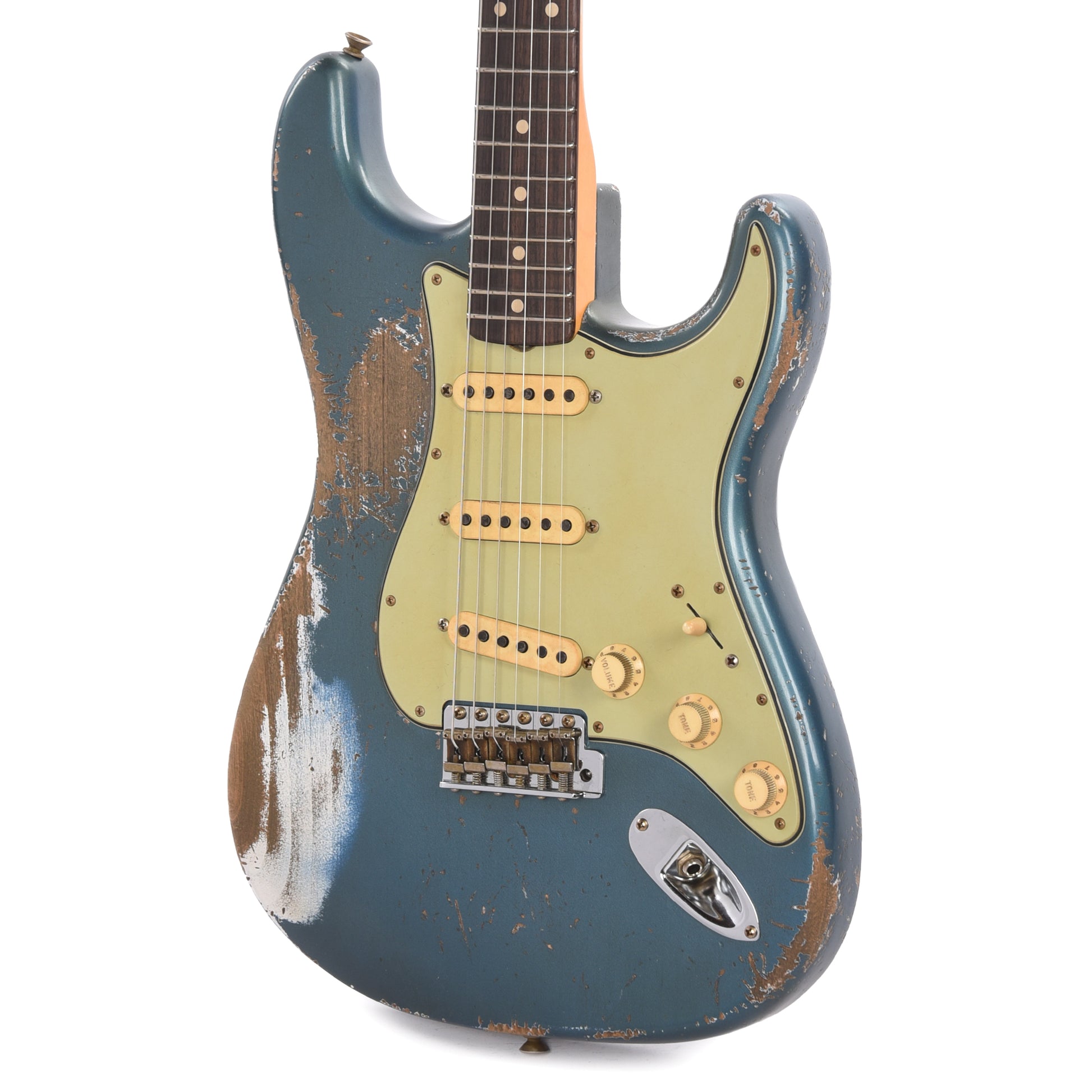 Fender Custom Shop 1960 Stratocaster Heavy Relic Heavy Aged Lake Placid Blue Master Built by Jason Smith Electric Guitars / Solid Body