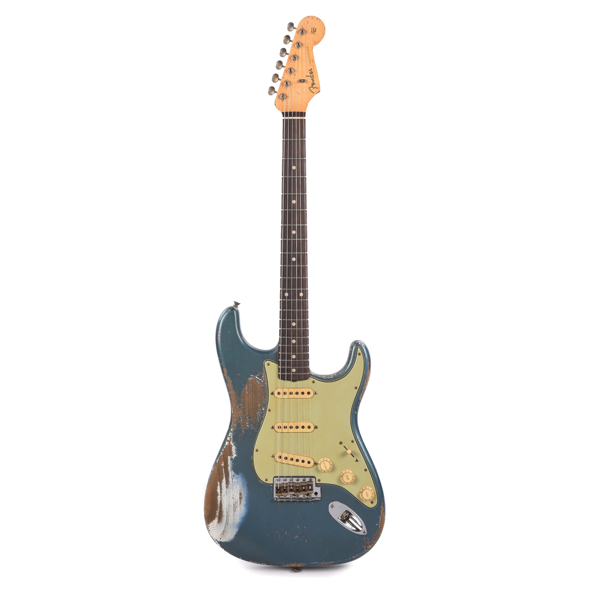 Fender Custom Shop 1960 Stratocaster Heavy Relic Heavy Aged Lake Placid Blue Master Built by Jason Smith Electric Guitars / Solid Body