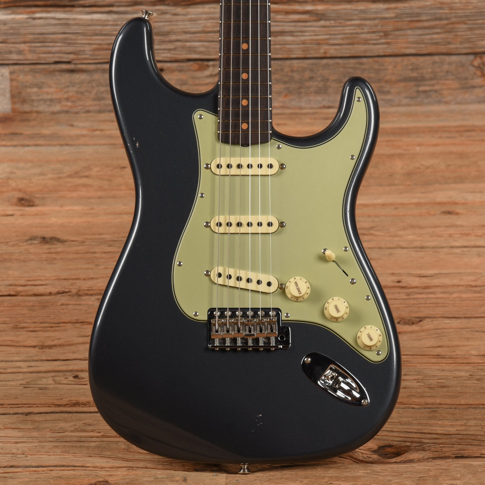 Fender Custom Shop 1960 Stratocaster Journeyman Relic Charcoal Frost Metallic 2024 Electric Guitars / Solid Body