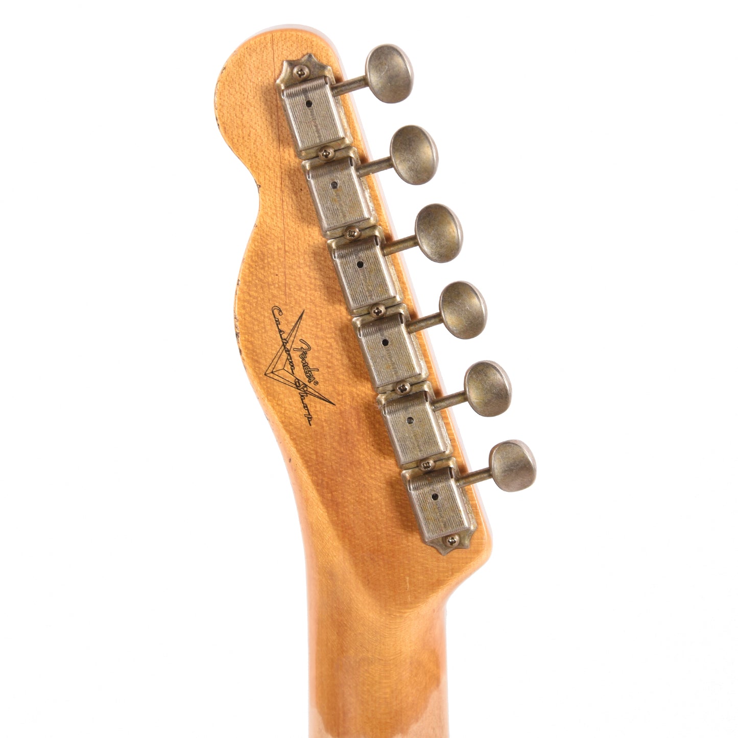 Fender Custom Shop 1960 Telecaster Custom Heavy Relic Aged Black Electric Guitars / Solid Body