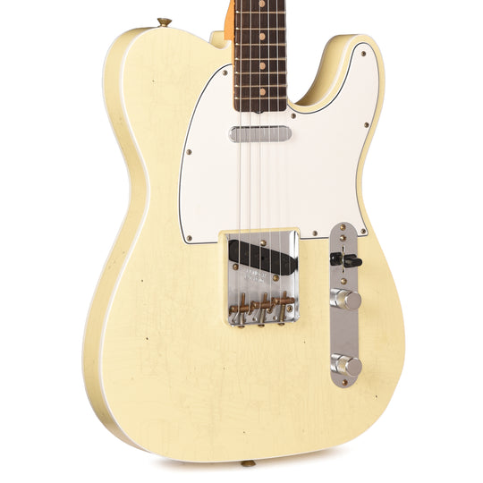 Fender Custom Shop 1960 Telecaster Custom Journeyman Relic Vintage White Electric Guitars / Solid Body