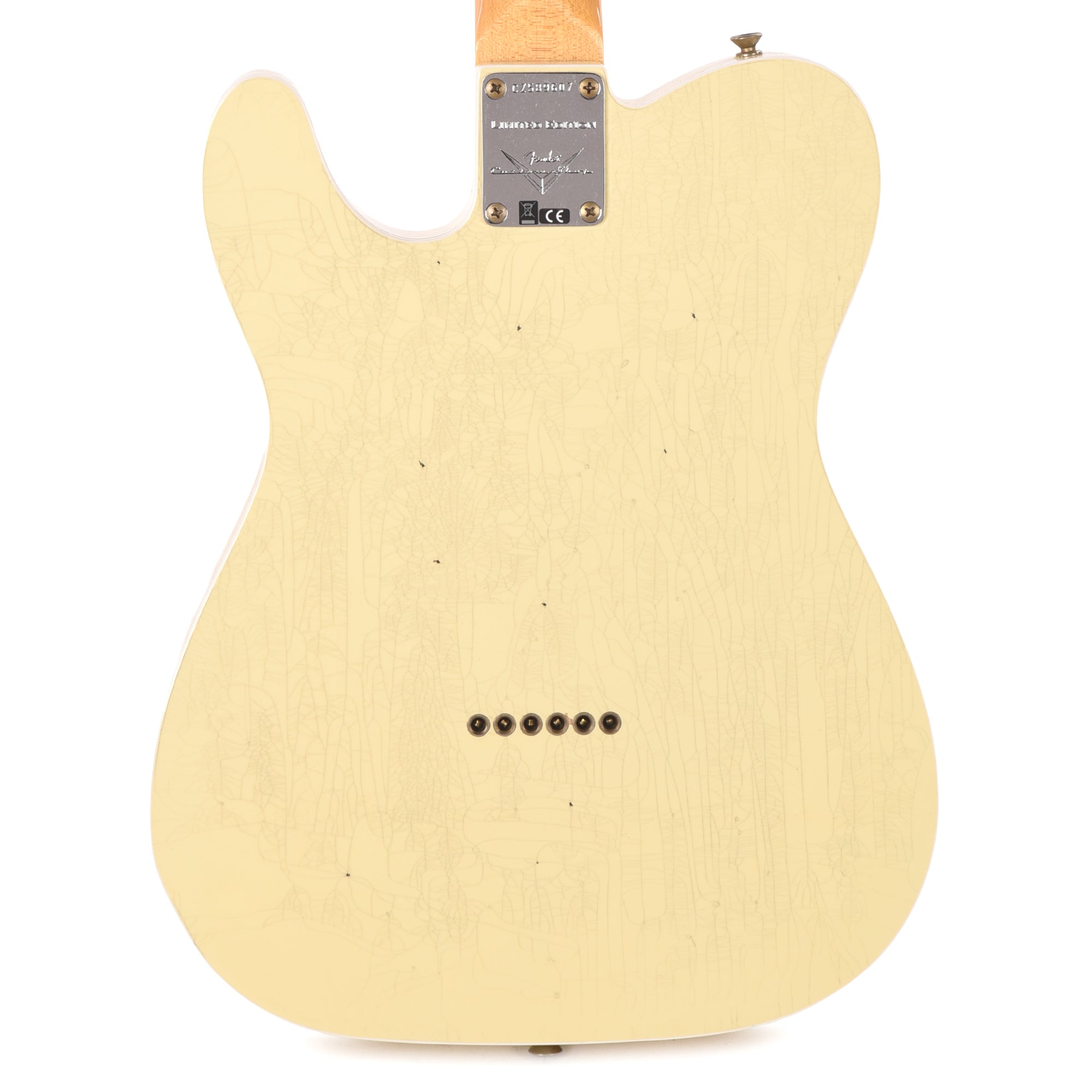 Fender Custom Shop 1960 Telecaster Custom Journeyman Relic Vintage White Electric Guitars / Solid Body
