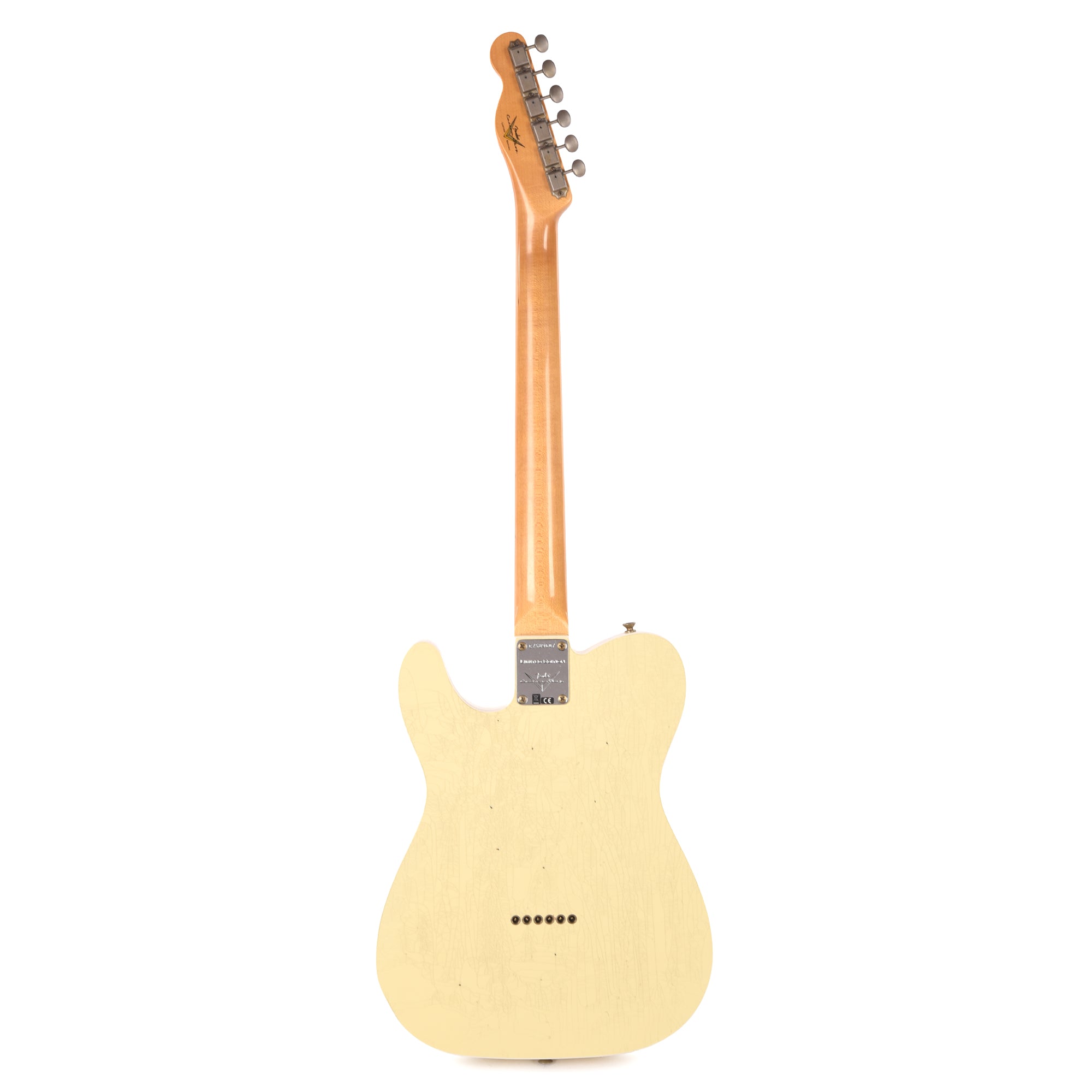 Fender Custom Shop 1960 Telecaster Custom Journeyman Relic Vintage White Electric Guitars / Solid Body