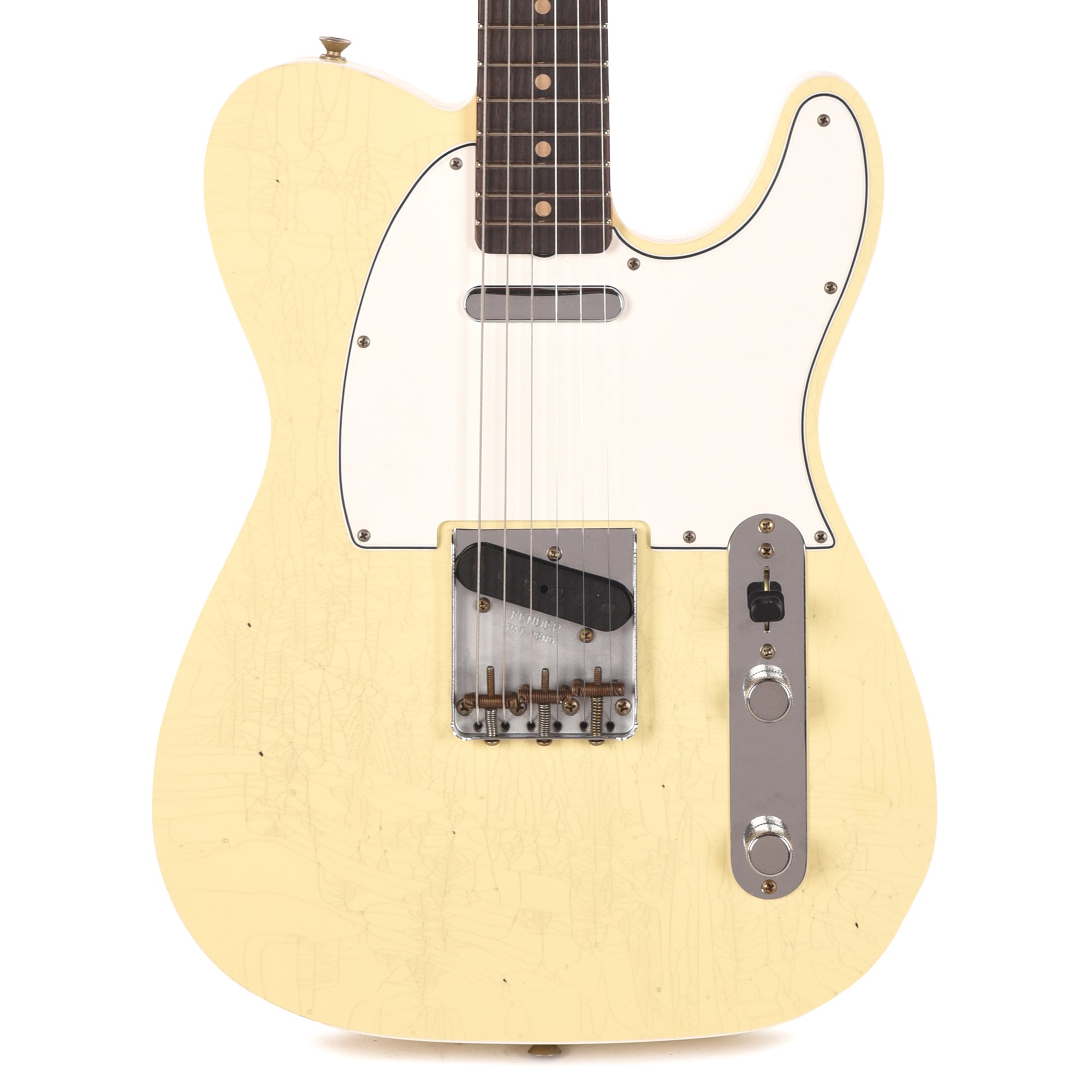 Fender Custom Shop 1960 Telecaster Custom Journeyman Relic Vintage White Electric Guitars / Solid Body