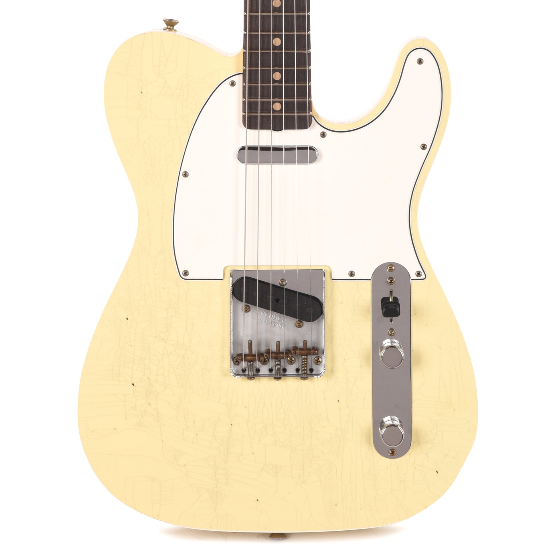 Fender Custom Shop 1960 Telecaster Custom Journeyman Relic Vintage White Electric Guitars / Solid Body