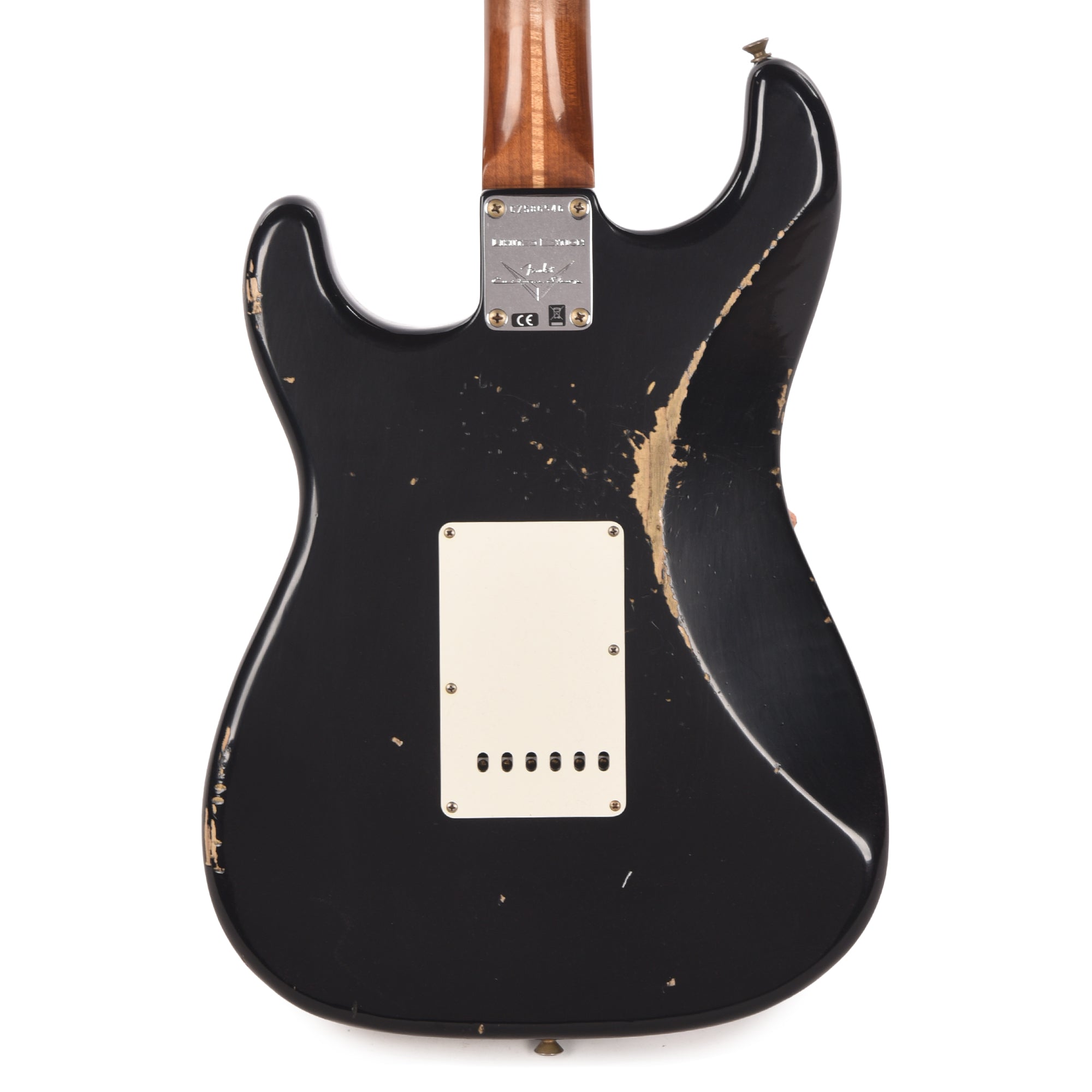 Fender Custom Shop 1960s Dual Mag II Stratocaster Relic Black w/Roasted Maple Neck & Lightweight Ash Body Electric Guitars / Solid Body
