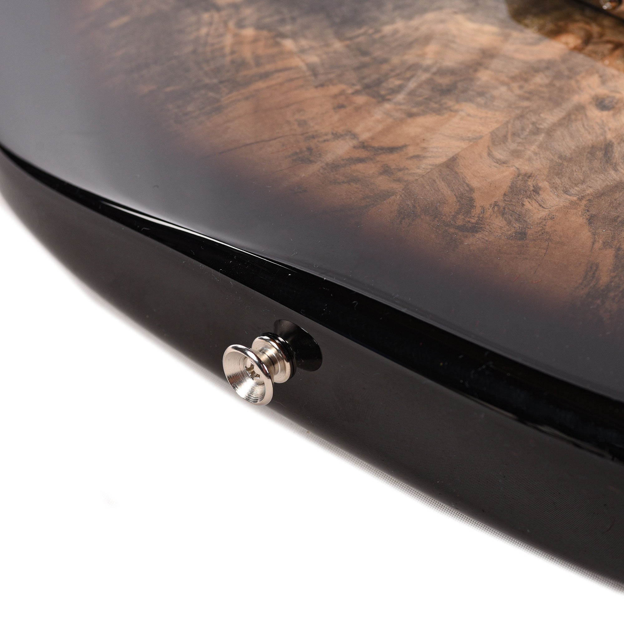 Fender Custom Shop 1960s Stratocaster Buckeye Burl Top Light Transparent Ebony Burst NOS Brazilian Rosewood Fingerboard Master Built by Dennis Galuszka w/Josefina Hand Wound Pickups Electric Guitars / Solid Body