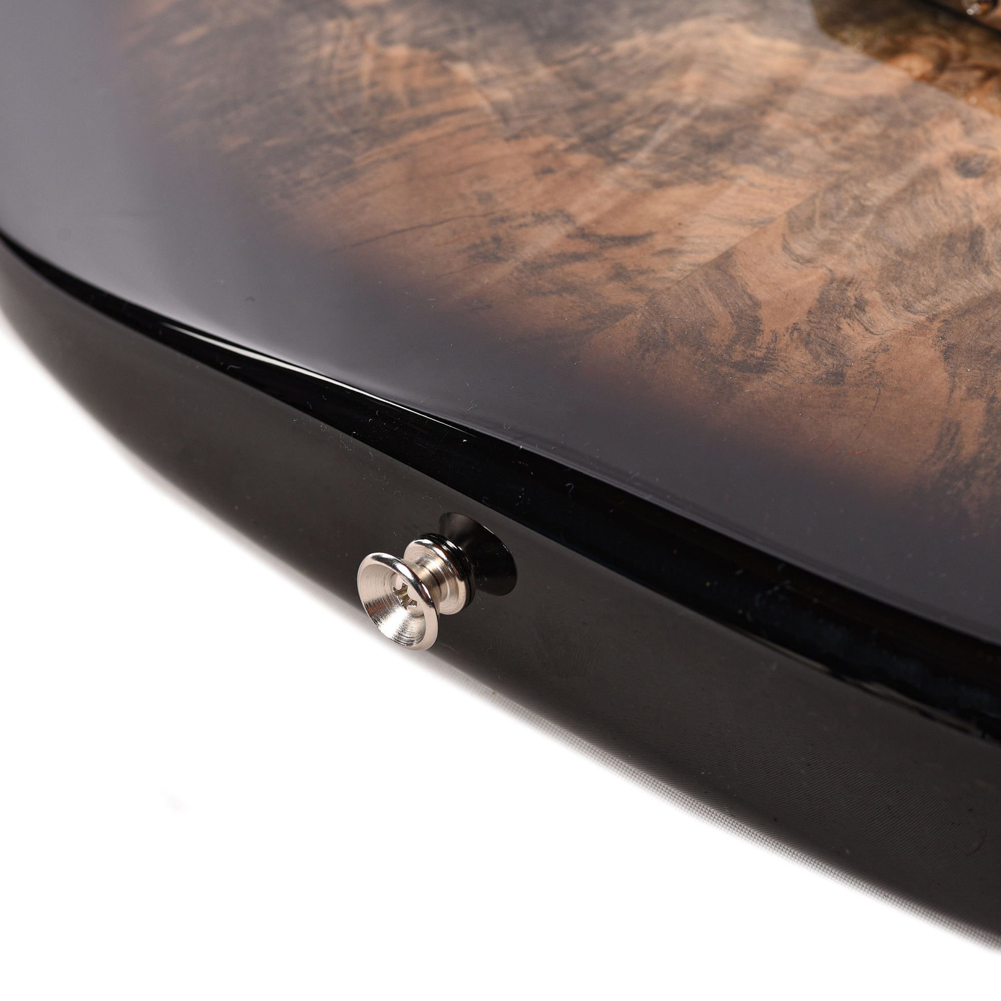 Fender Custom Shop 1960s Stratocaster Buckeye Burl Top Light Transparent Ebony Burst NOS Brazilian Rosewood Fingerboard Master Built by Dennis Galuszka w/Josefina Hand Wound Pickups Electric Guitars / Solid Body