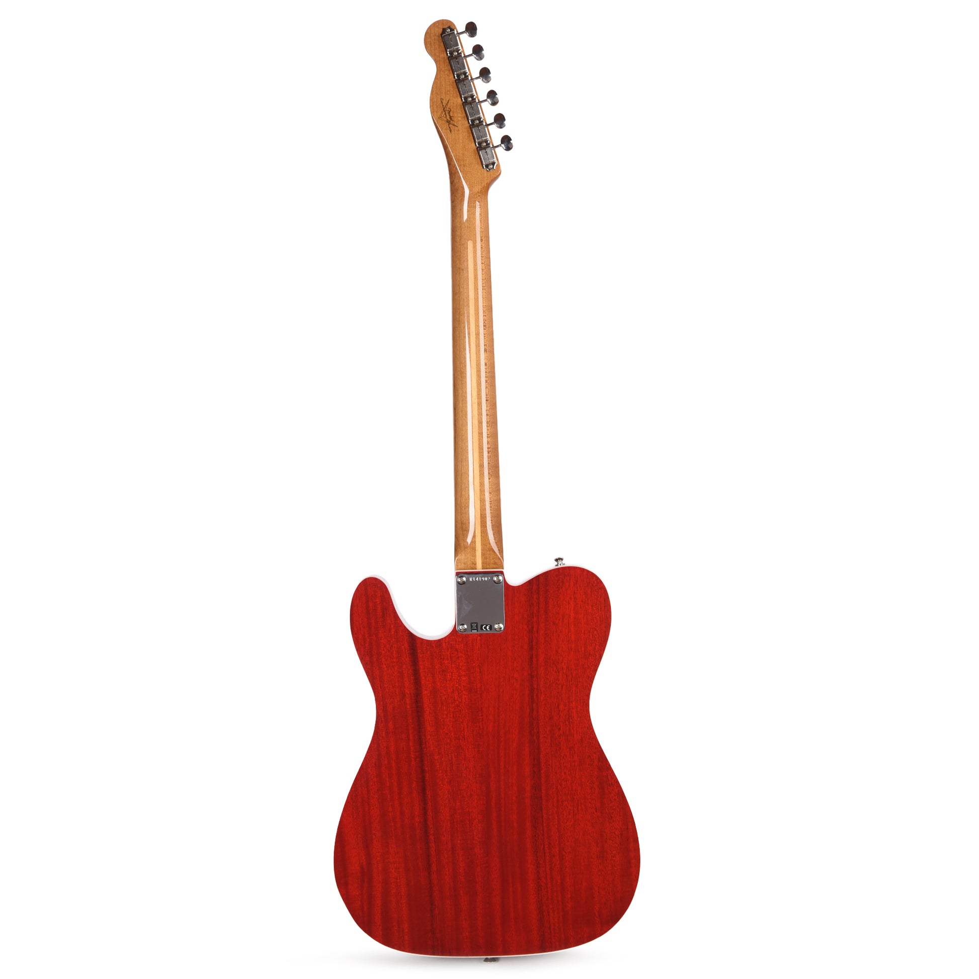Fender Custom Shop 1961 Custom Telecaster NOS Crimson Red Transparent Electric Guitars / Solid Body
