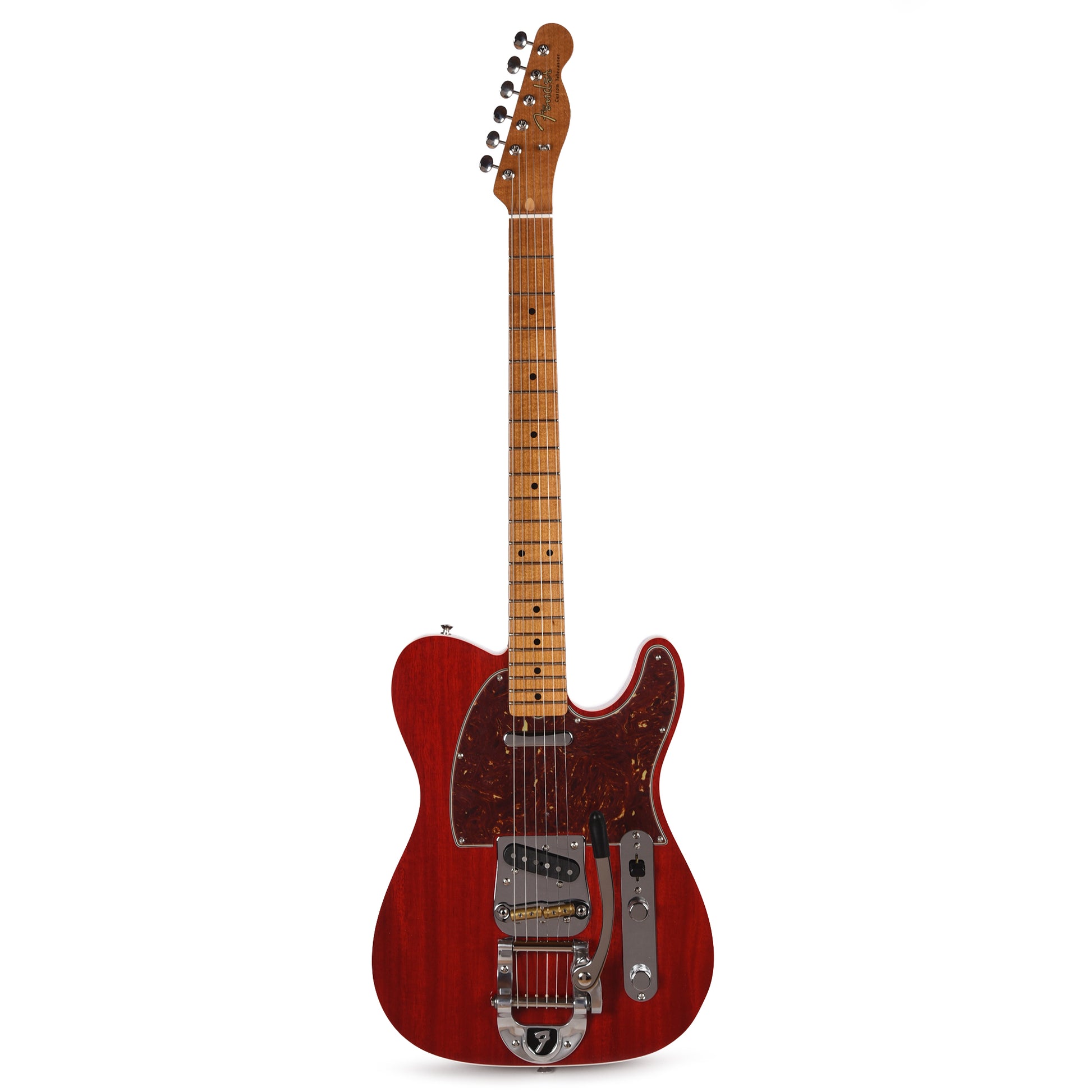 Fender Custom Shop 1961 Custom Telecaster NOS Crimson Red Transparent Electric Guitars / Solid Body
