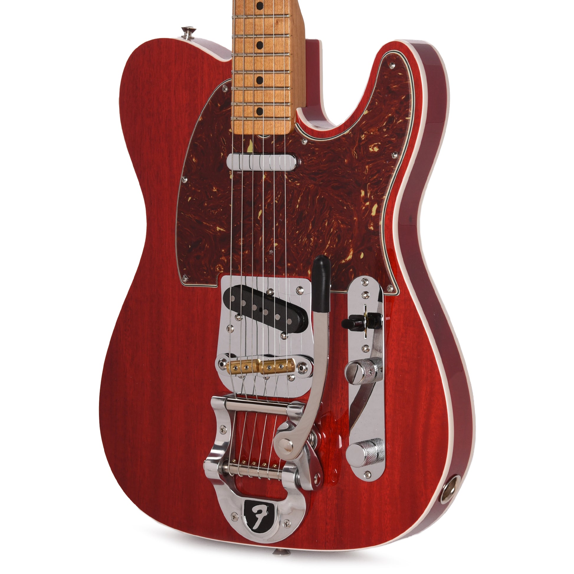 Fender Custom Shop 1961 Custom Telecaster NOS Crimson Red Transparent Electric Guitars / Solid Body
