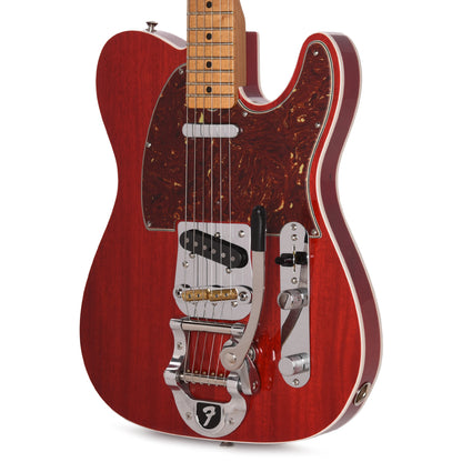 Fender Custom Shop 1961 Custom Telecaster NOS Crimson Red Transparent Electric Guitars / Solid Body