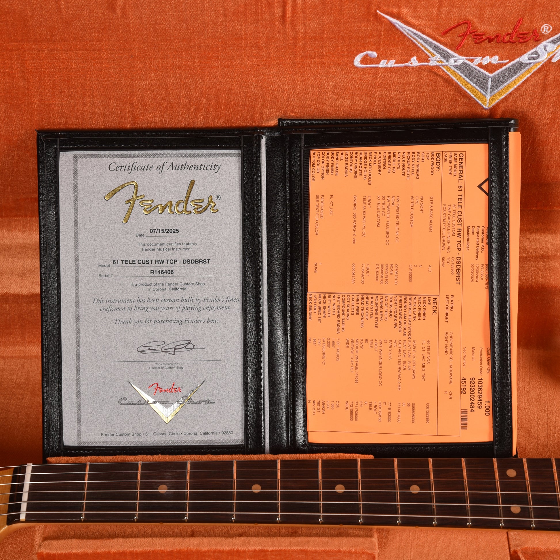 Fender Custom Shop 1961 Custom Telecaster Time Capsule Faded/Aged Desert Sand w/Shoreline Gold Side Electric Guitars / Solid Body